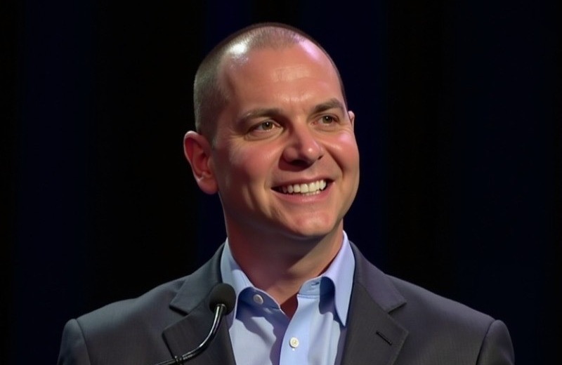 Phil Surine speaking at an industry event